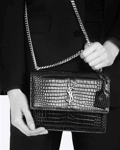 ysl alligator bag